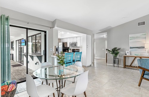 Cape Coral House | Modern Coastal Home w/Heated Pool & Waterfront Views!