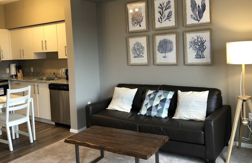 Calgary Condo | Modern Condo Suite with underground parking nearly Airport