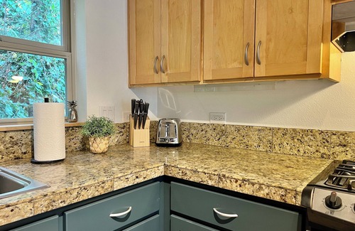 Portland Heights Condo | Modern condo with Mt Hood views near OHSU