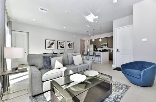 Reunion House | Modern Condo with Large Outdoor Patio. Reunion Resort Water Park Access near Disney at Spectrum Resort Orlando by Rentyl – B9 #136