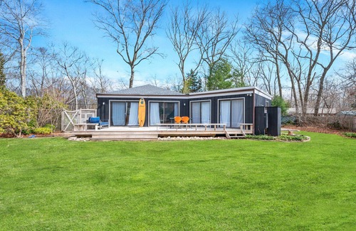 Springs House | Modern cottage in the heart of East Hampton, beautiful landscaping,...
