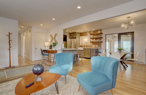 Berkley House | Modern Denver Getaway: Hot Tub, Fire Pit, King Bed