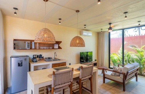 Bucerias Condo | Modern Design | Pool | Walk to Beach | Kitchen | Garden Oasis | Tranquil Setting