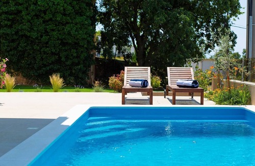 Klanfari Cabin | Modern-design villa with private pool and sea view near Crikvenica