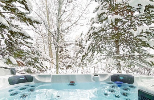 Canyon Links House | Modern, dog-friendly home with hot tub, fireplace, & view - quiet location