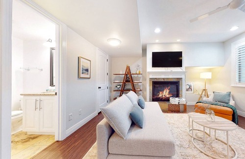 Canyon Links House | Modern, dog-friendly home with hot tub, fireplace, & view - quiet location