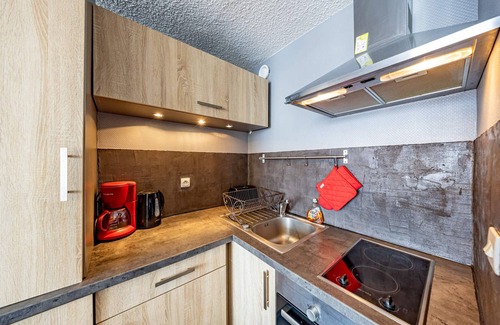 Montgellafrey Apartment | Modern studio 4 pers, near slopes, south balcony