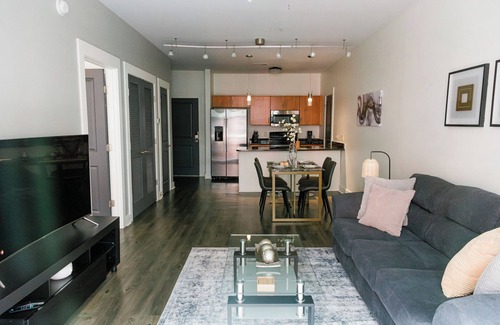 North Capitol Apartment | Modern Germantown Stay - Walkable, Quiet & Central