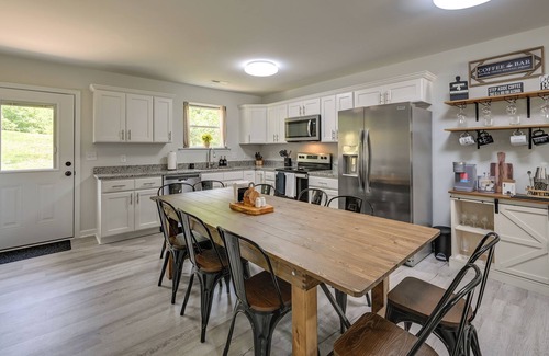 Greensboro House | Modern Greensboro Getaway w/ Fire Pit!