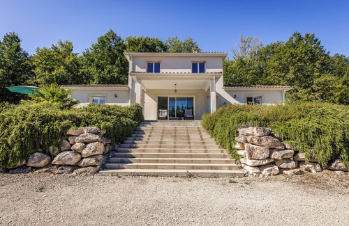 Pujols House | Modern home in the South of France with its own private swimming pool