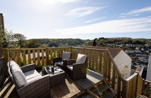 Looe House | Modern house with lovely river views of Looe river
