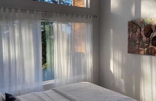 Rosario House | Modern House with peaceful deck, walk to Cascade Lake, pet friendly.