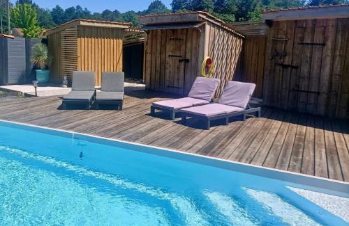 Carcans House | Modern house with Pool & Jacuzzi in Carcans