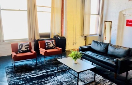 Greektown Historic District Apartment | Modern Industrial Loft w/Brick &Hardwood- Free Utilities!