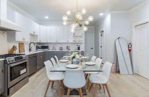 McGinley Square Condo | Modern Jersey City Getaway - Art & Family Fun!