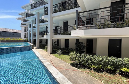 By Pass Ngurah Rai Apartment | Modern Look Studio (No Kitchen) at Skales Residence Nusa Dua Bali Apartment