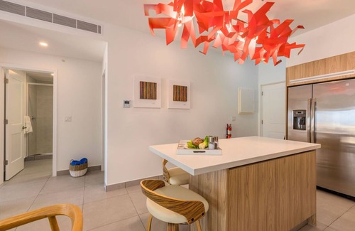 Oranjestad Condo | Modern Luxury 2/BR Condo with Sea View
