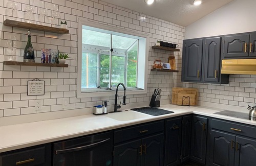 Stroudsburg House | Modern Luxury 3-bedroom Home with indoor Fireplace
