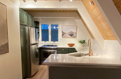 Harbor Springs Ski Chalet | Modern Luxury A-Frame with HOT TUB & FIREPLACE