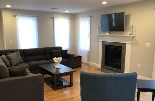 Cedar Bushes House | Modern Manomet Beachouse - Private Beach Association - Newly Finished Basement