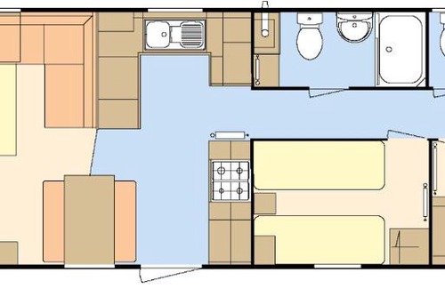 Prestonpans Resort | Modern mobile home premium pitch