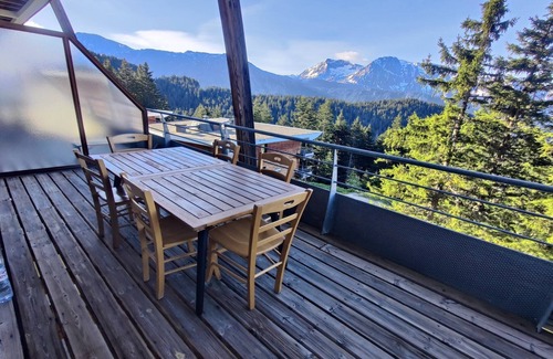 Chamrousse Ski Chalet | Modern Mountain Apartment with Balcony