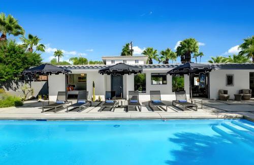 Tahquitz River Estates House | Modern Oasis w Pool Patio Lounge Mountain Views Palo Verde by AvantStay