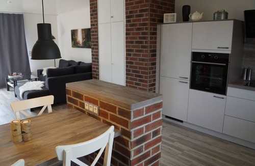 Bad Harzburg Apartment | Modern penthouse apartment with roof terrace and views of the Harz Mountain