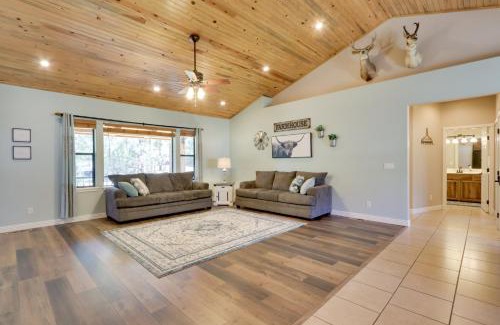 Show Low House | Modern Show Low Home with BBQ and Fire Pit!