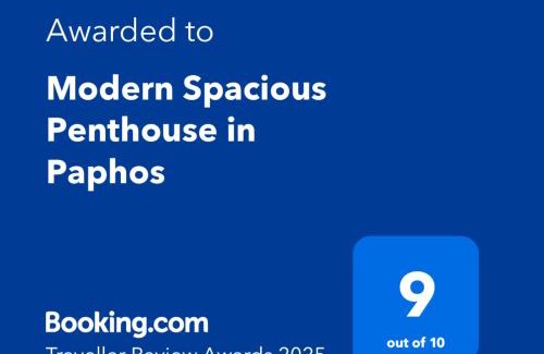 Paphos Apartment | Modern Spacious Penthouse in Paphos