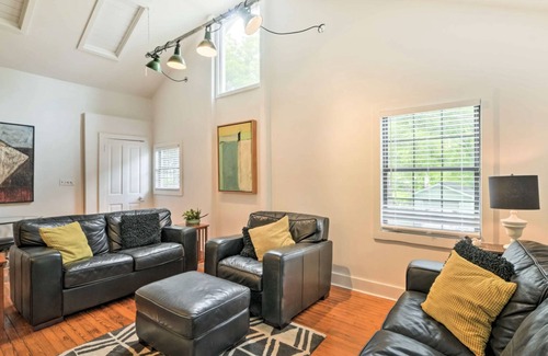 St. Elmo Improvement League House | Modern St. Elmo Cottage - basketball court & fire pits!