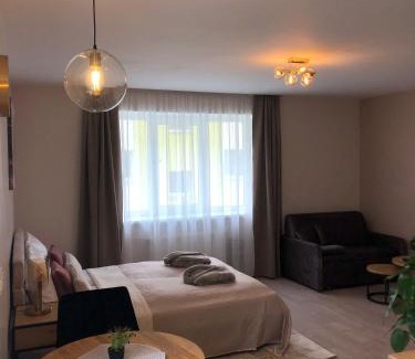 Liepaja Apartment | Modern studio apartment near the beach - 5 min walk