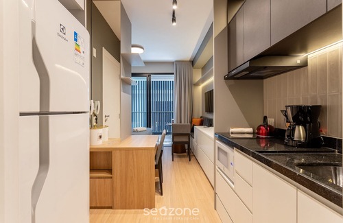 Sao Paulo Apartment | Modern Studio in Ecos Vila Madalena Cond. Evm1012