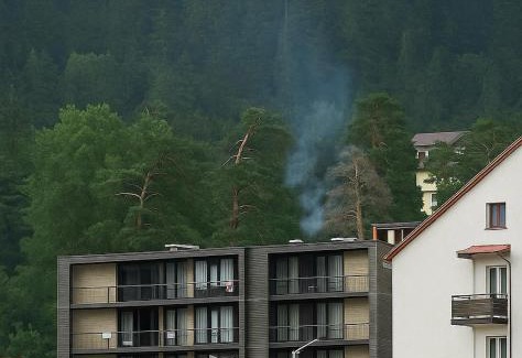 Bakuriani Apartment | Modern Studio in Hotel Mgzavrebi Block 9 Mountain View