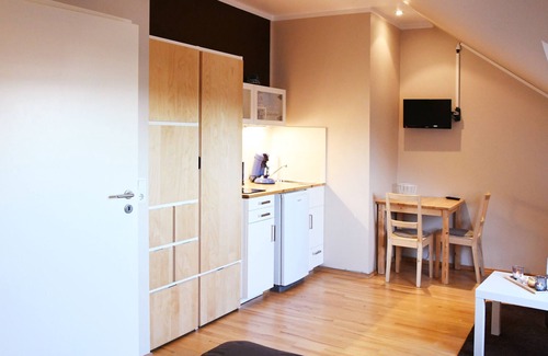 Langenfeld Apartment | Modern top floor apartment with kitchen and private bathroom
