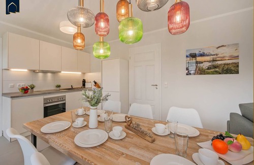 Zirchow House | Modern vacation home in fishing village with garden, sauna & lots of privacy