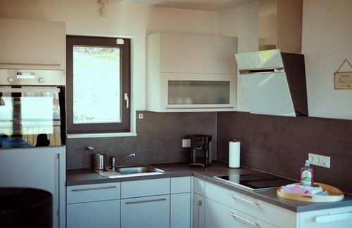 Bringhausen House | Modern vacation home with wonderful lake view, sauna and 5 min. walk to the lake