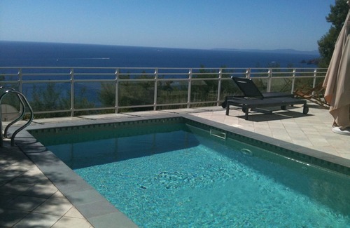 Antheor Villa | Modern villa with swimming pool and panoramic sea view