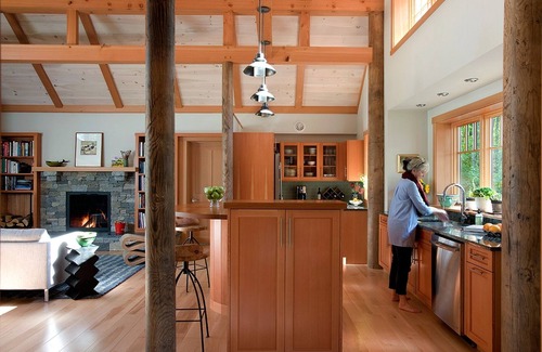 Holderness House | Modern waterfront home on Squam Lake