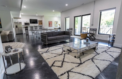 Florence House | Modern Waterfront Mansion with Private Dock, kayak, paddle board and ping pong