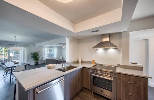 Bay Crest Park House | Modern Waterfront Pool Home close to TPA, Downtown Tampa and Beaches