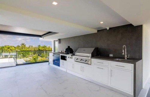 Seybold Villa | Modern Waterfront Villa w/Pool, Rooftop & dock