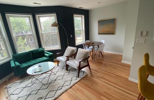 Lakeview House | Modern Wrigley Oasis with Parking!