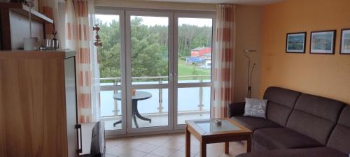 Ueckeritz Apartment | moderne 3-Raum Ferienwohnung Strandmöwe mit Panoramafenster