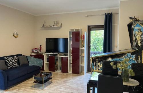 Graefensteinberg Apartment | Moderne Fewo Haundorf mit Terrasse ebenerdig