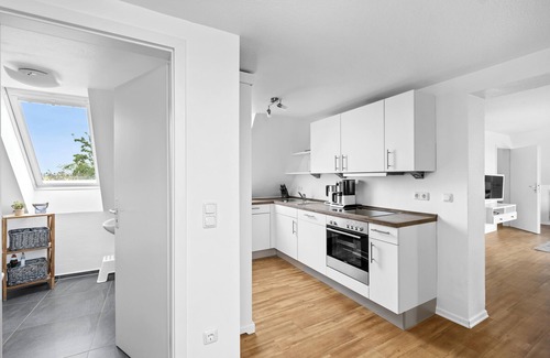 Neue Tiefe Apartment | Moderne und Stilvolle Ferienwohnung für 4 Personen in Strandnähe