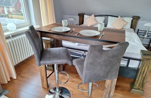 Toenning Apartment | Modernes Apartment mit Balkon