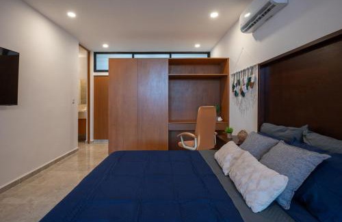 Merida Municipality Apartment | Moderno Depa, Alberca, Bar & Gym Norte de Mérida