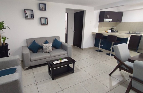 Agricola Oriental Apartment | Moderno depto muy cerca Foro Sol y Aeropuerto a 15 minutos.