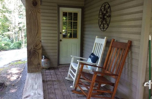 Chimney Rock Cabin | Mohican Cabin Quaint and Relaxing Getaway Hot Tub